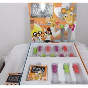 Dr. Eureka Speed Logic Game Educational Science Molecules Formula Blue Orange